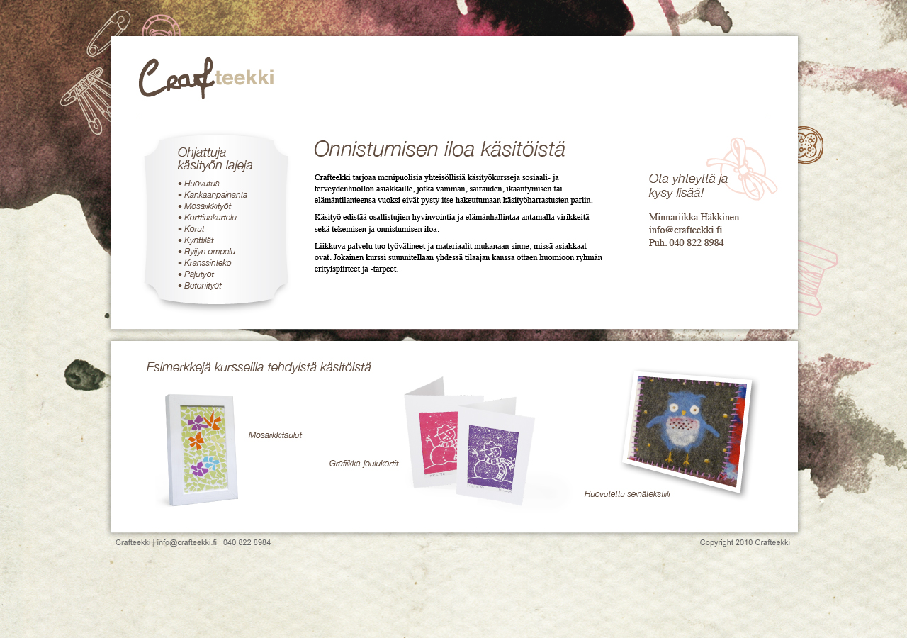 Ohjattua k�sity�t� erityisryhmille